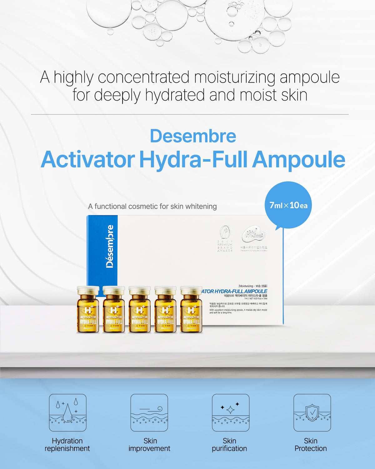 DESEMBRE ACTIVATOR HYDRA-FULL AMPOULE | 7ML X 10EA