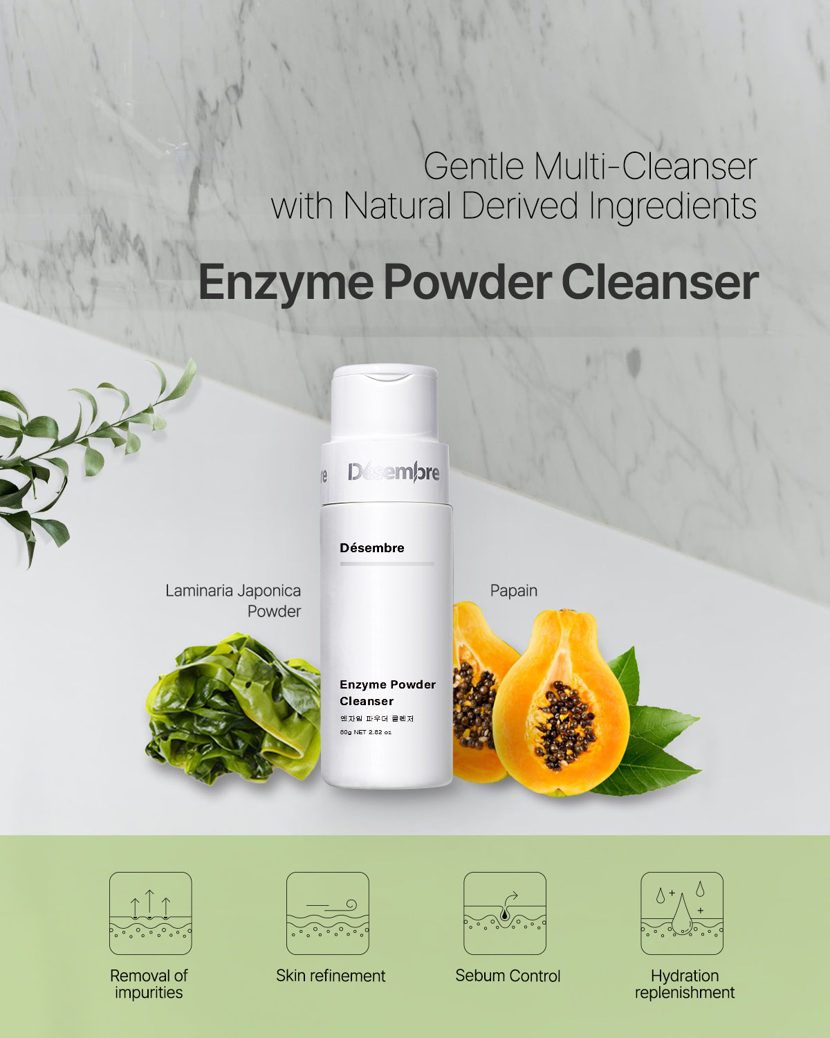 DESEMBRE ENZYME POWDER CLEANSER 80G