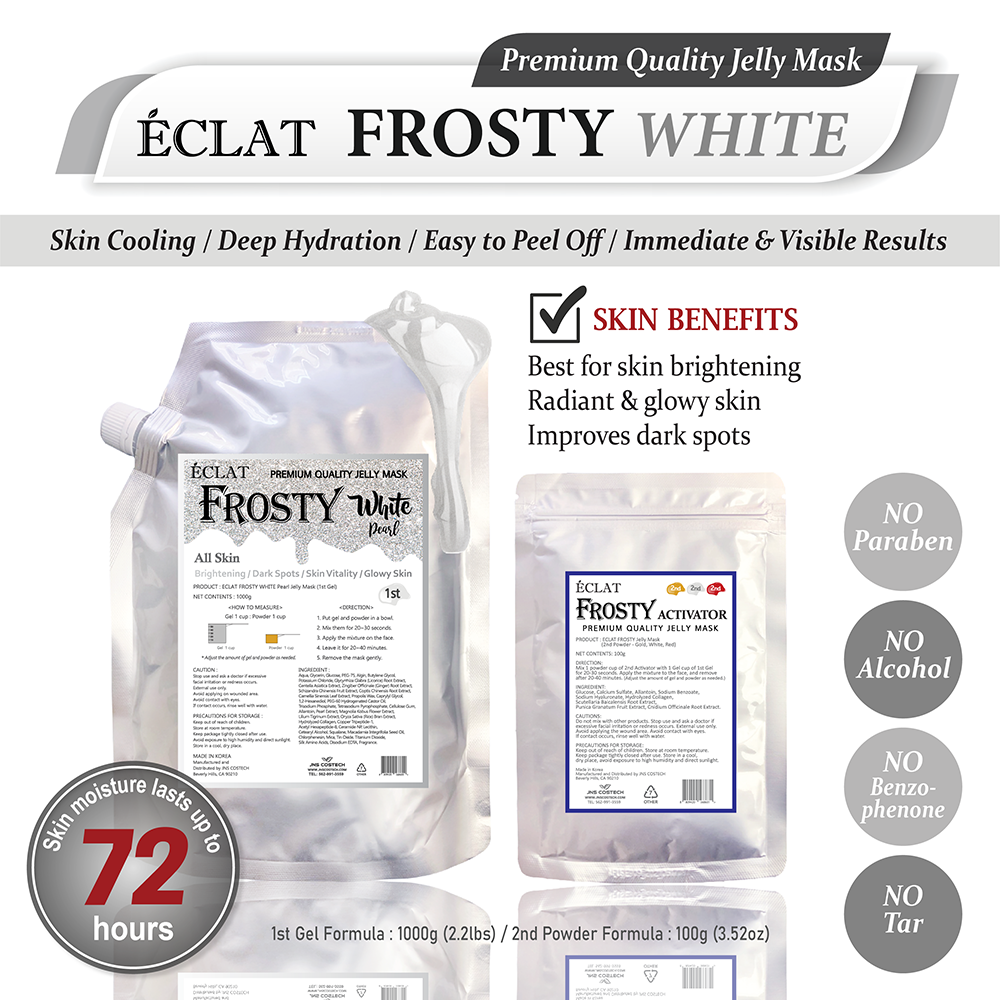 ECLAT FROSTY [White] Peel-off Facial Mask Jelly Type