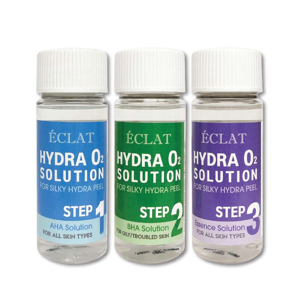 ÉCLAT Hydra O2 Concentrated Solution for Silky Hydra Peel- All Three 60ml/EA